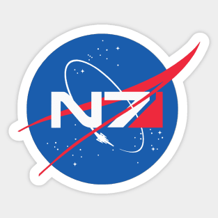 The NASA Mass Effect shirt (N7) Sticker